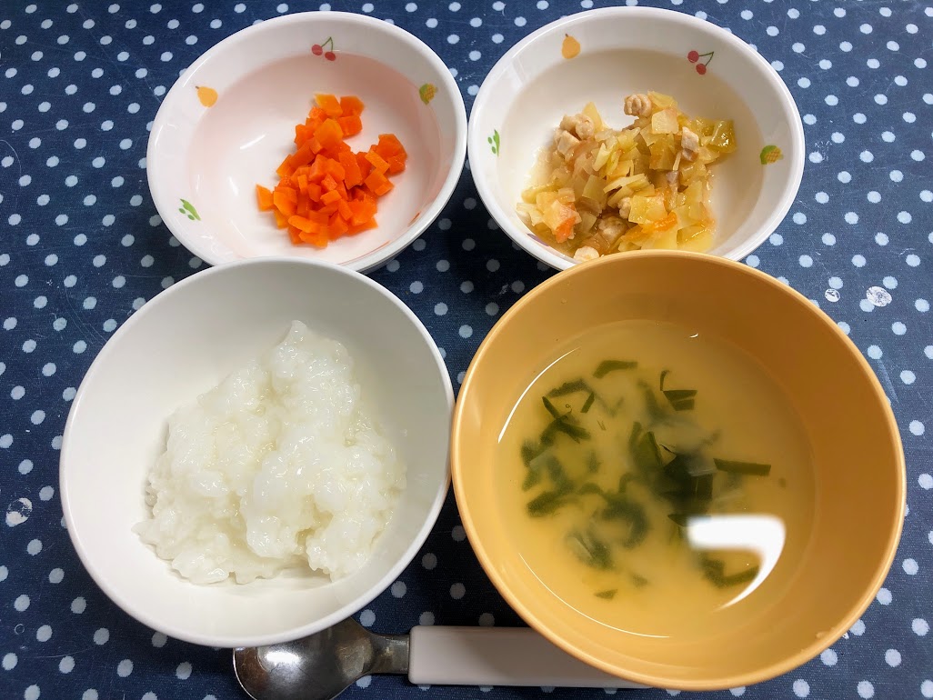 20190319給食離乳食中期 20190319給食離乳食中期
