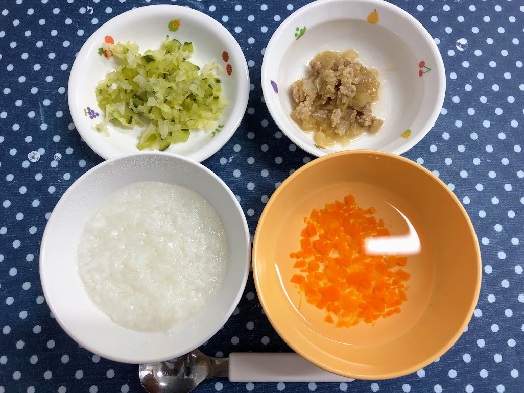 20190322給食離乳食中期 20190322給食離乳食中期