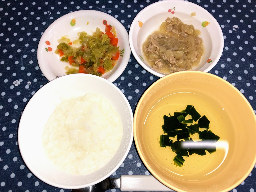 20190325給食離乳食中期 20190325給食離乳食中期