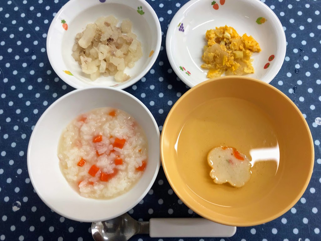 20190329給食離乳食中期 20190329給食離乳食中期