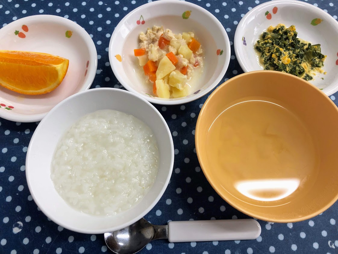 20190513給食離乳食中期 20190513給食離乳食中期