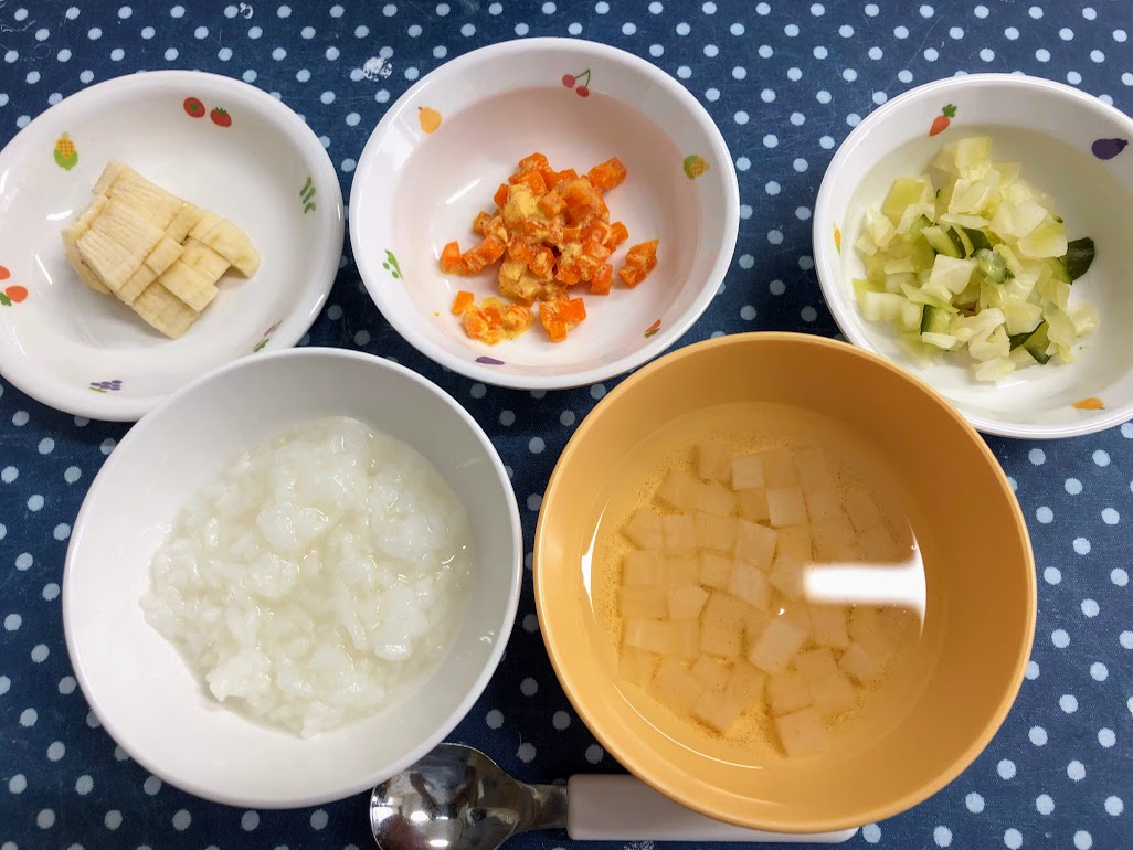 20190515給食離乳食中期 20190515給食離乳食中期
