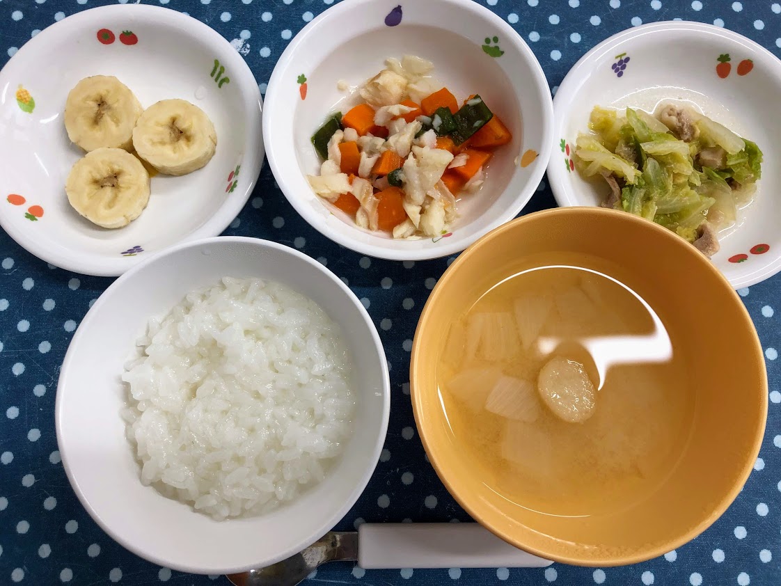 20190731離乳食後期 20190731離乳食後期